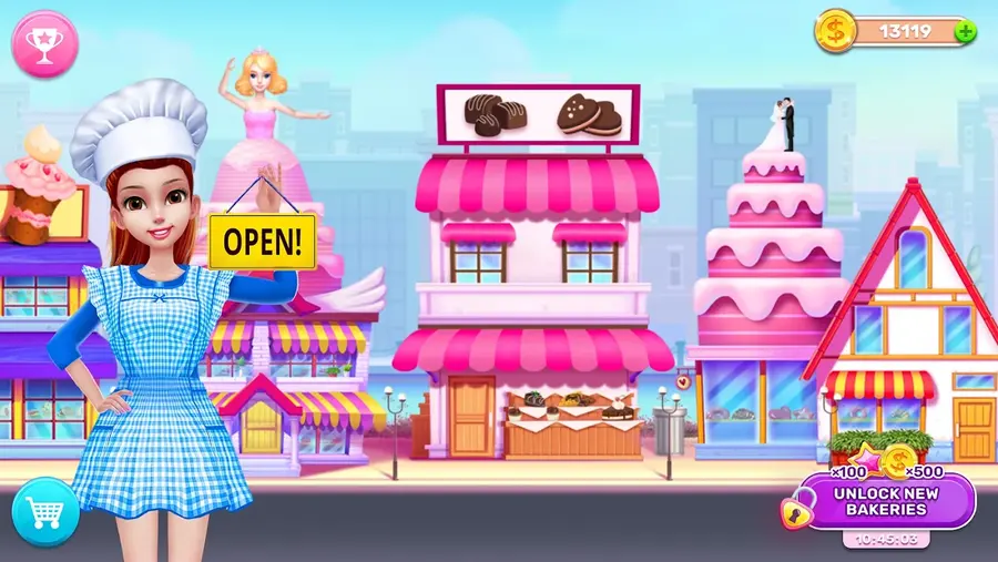 My Bakery Empire cake decorating stage
