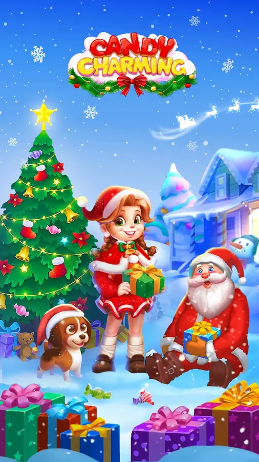 Candy Charming match-3 map gameplay