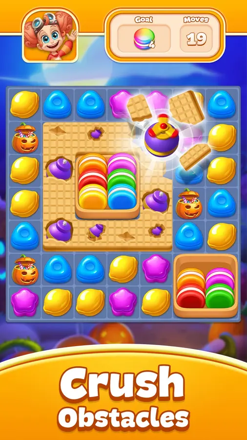 Candy Pop Story town decoration screen