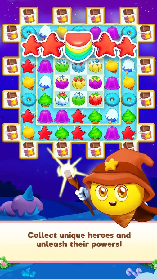 Candy Riddles overworld map screenshot