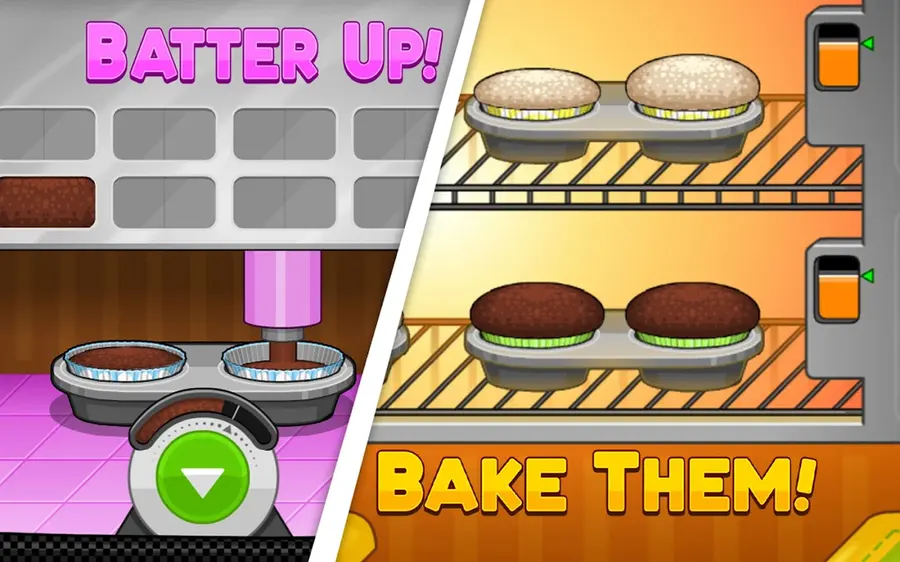 Papa's Cupcakeria HD topping station gameplay